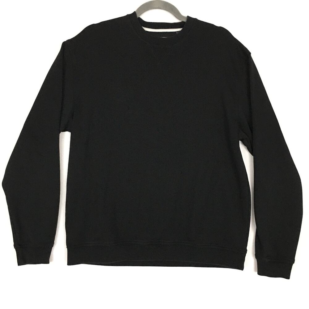 PGA Black Long Sleeves Pullover Sweater Size Medium